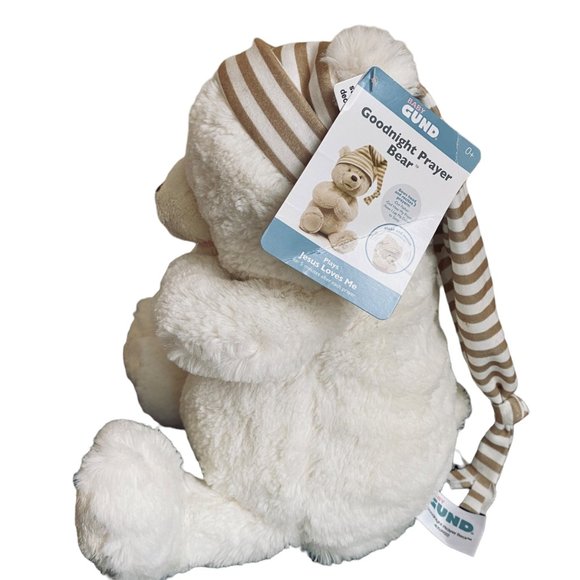 Gund Animated Goodnight Prayer Bear 15" Plush Stuffed Animal With Sound Music - Picture 5 of 11